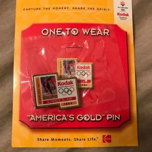 Vintage 1994 Kodak Team USA Olympics Pin - Bonnie Blair